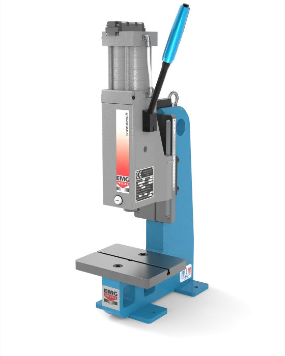 presse manuelle à assistance pneumatique EMG, 1500 kg (1,5t) à 6 bars